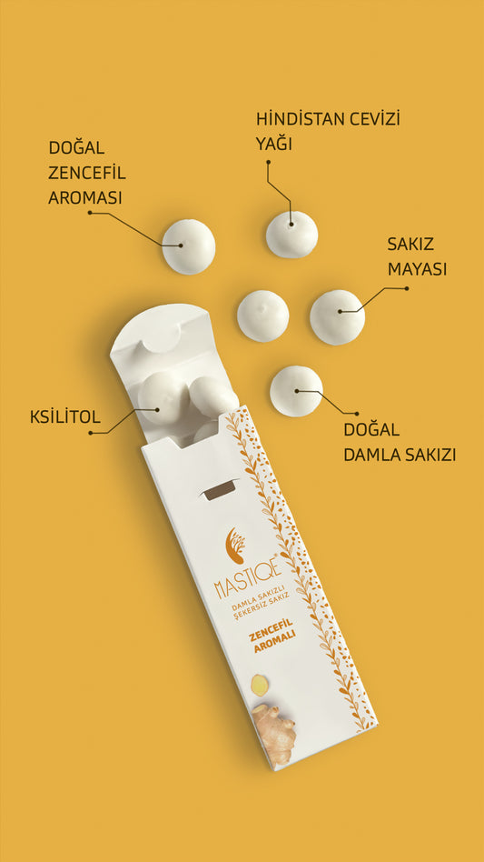 Doğal Damla Sakızlı Şekersiz Sakız-Karma 20 Grx12 Adet