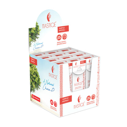 Doğal Karpuz Aromalı Damla Sakızlı Şekersiz Sakız 20 Grx12 Adet