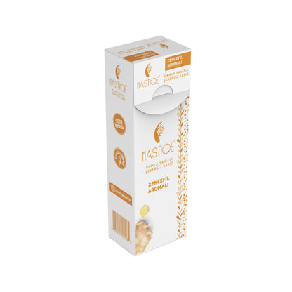 Doğal Zencefil Aromalı Damla Sakızlı Şekersiz Sakız 20 Grx12 Adet