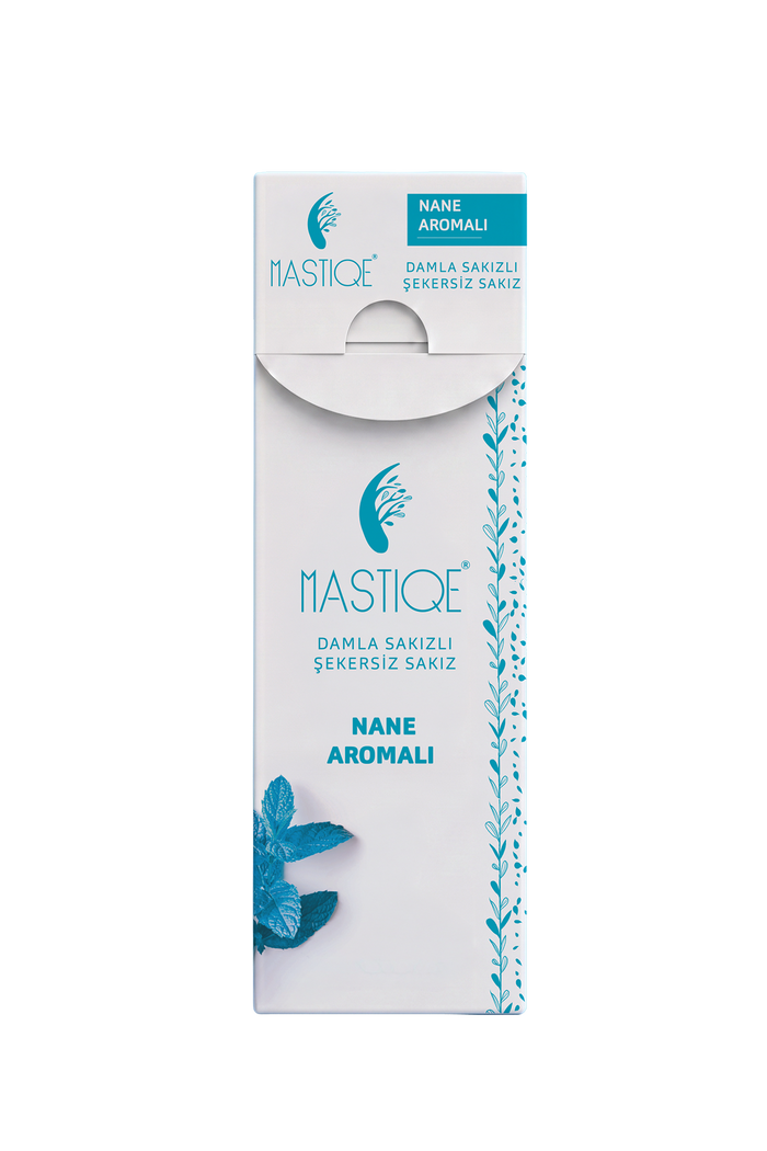 Mastiqe Nane Aromalı Damla Sakızlı Şekersiz Sakız – 20 g × 12 Paket