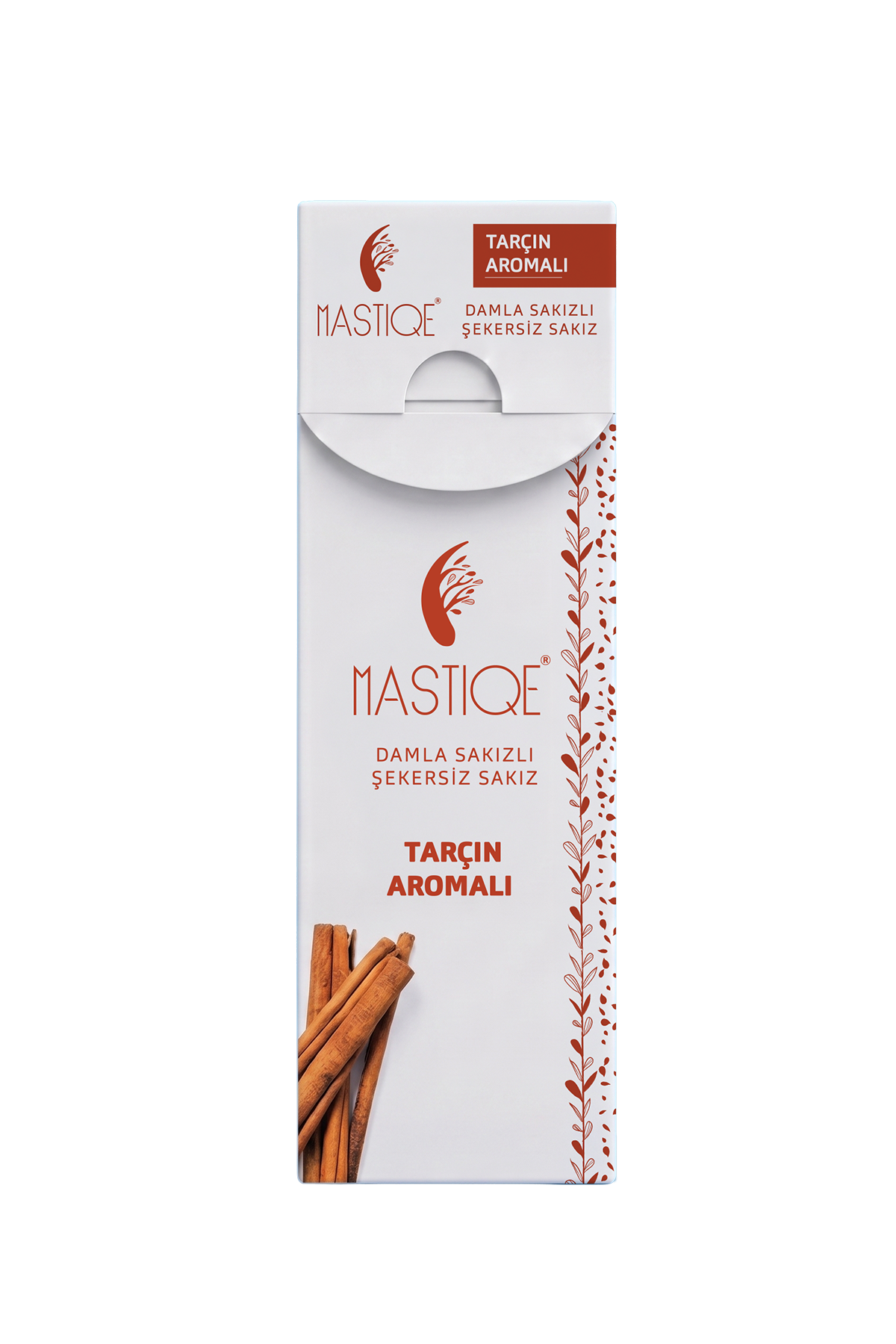 Mastiqe Tarçın Aromalı Damla Sakızlı Şekersiz Sakız – 20 g × 12 Paket
